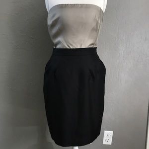 Banana Republic Silk Strapless Dress